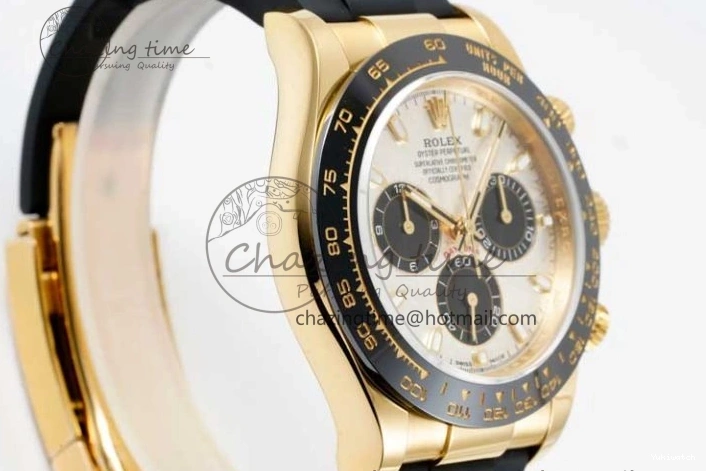 Dial 1:1 Strap Oysterflex Daytona Edition QF 116518 Rubber Best SA4130 on Meteorite 0706